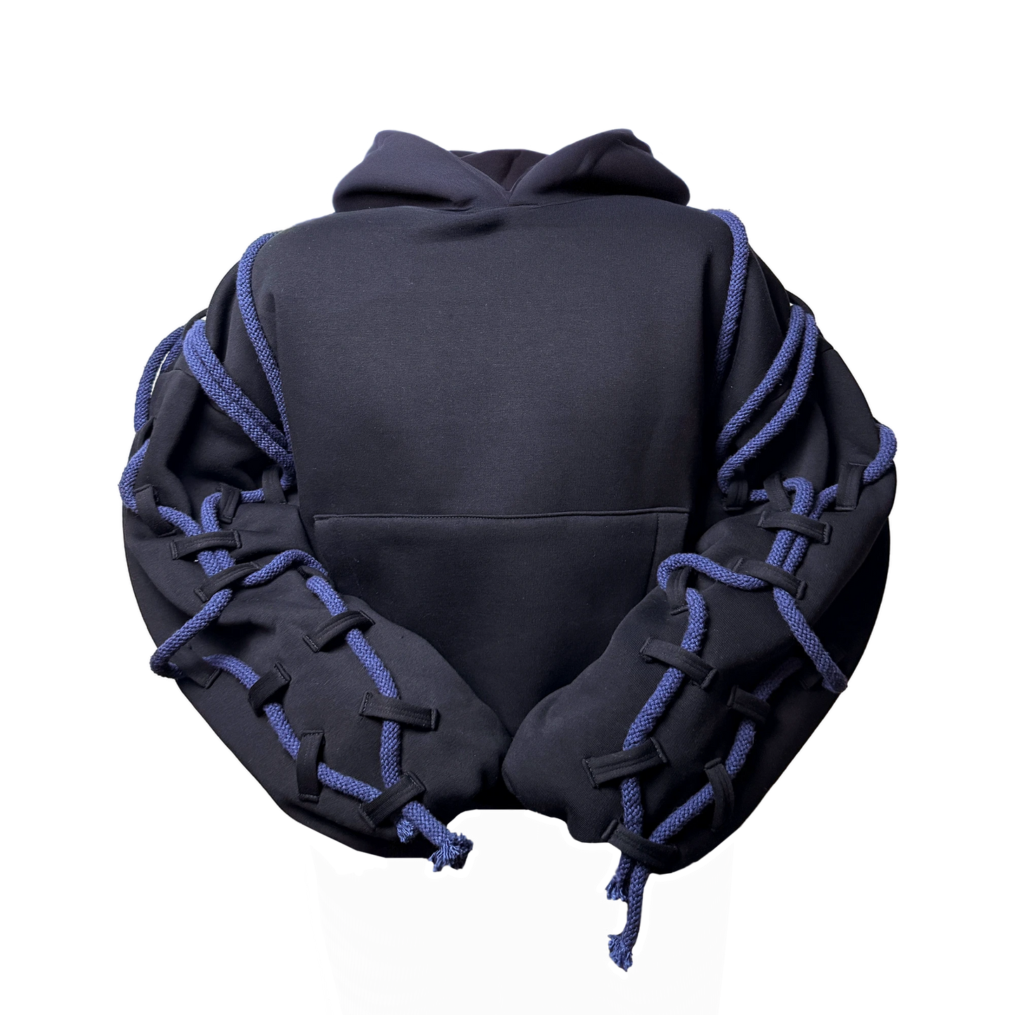 Line Black baggy hoodie v2